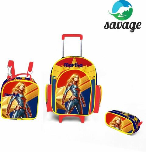Kit Mochila Escolar Personalizado Escolha o tema