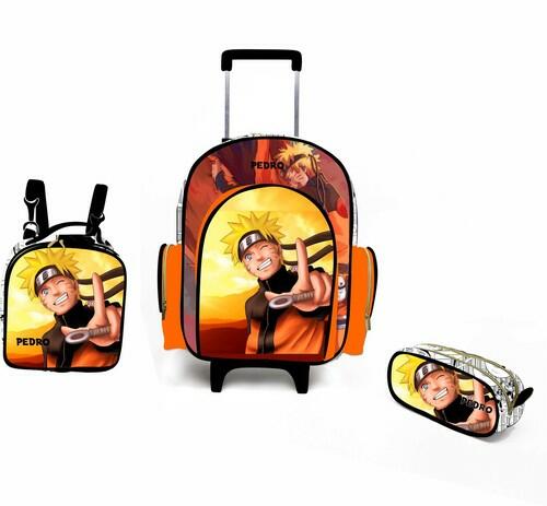 Kit Mochila Escolar Personalizado Escolha o tema