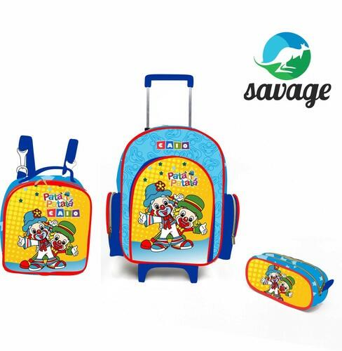 Kit Mochila Escolar Personalizado Escolha o tema