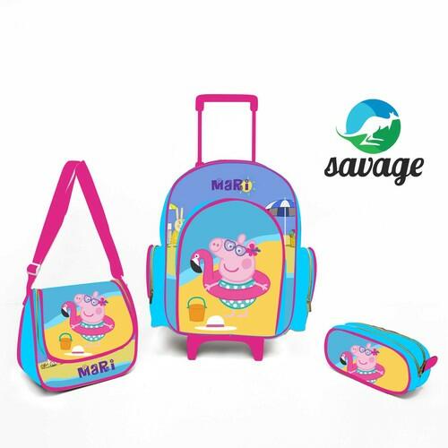 Kit Mochila Escolar Personalizado Escolha o tema