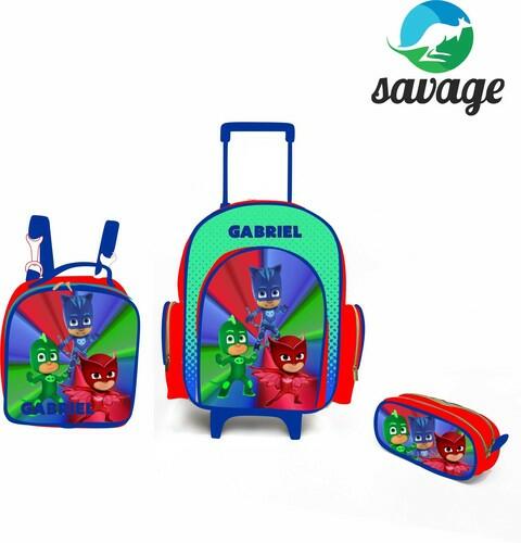 Kit Mochila Escolar Personalizado Escolha o tema