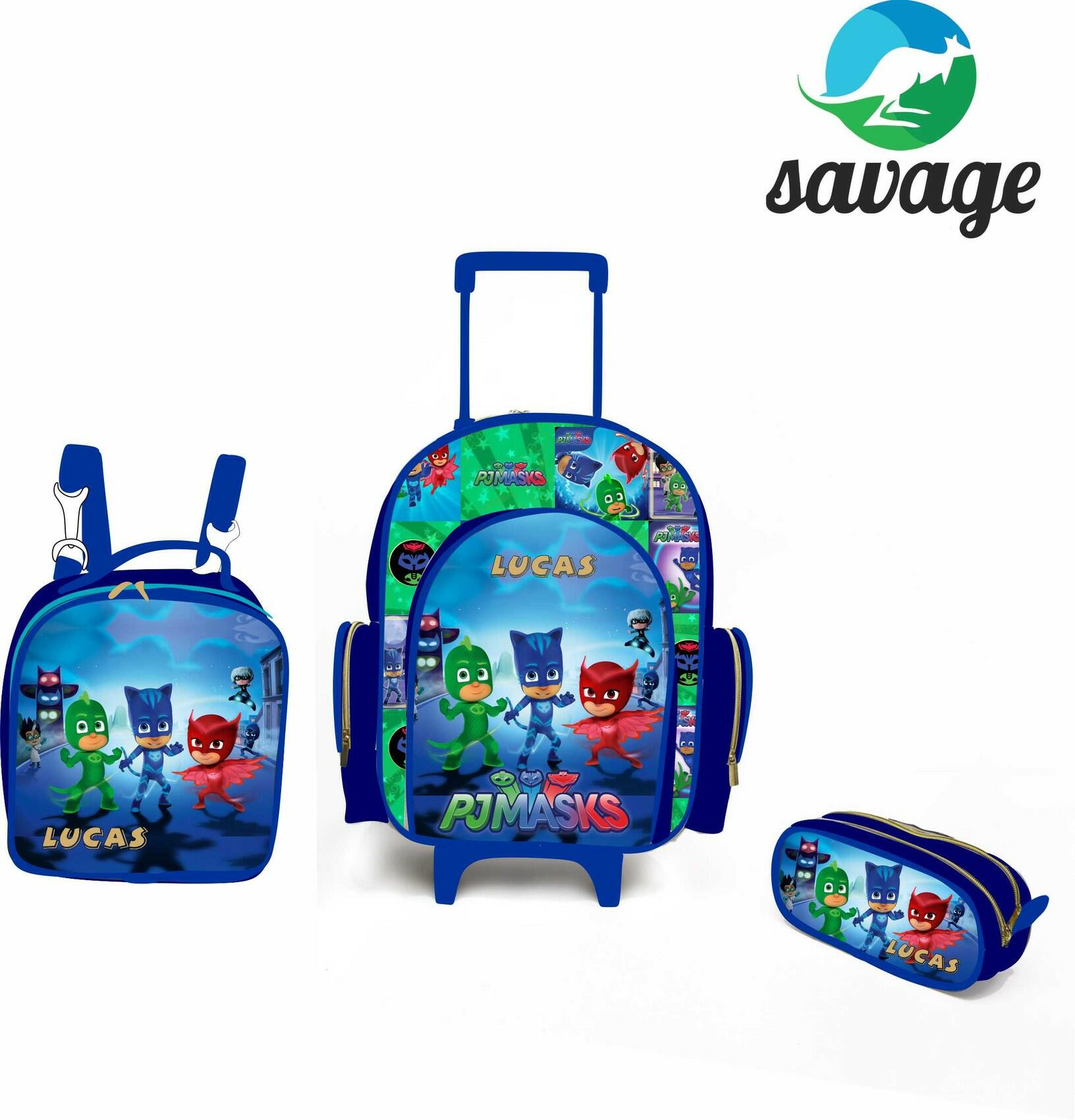 Kit Mochila Escolar Personalizado Escolha o tema