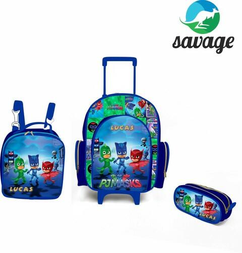 Kit Mochila Escolar Personalizado Escolha o tema