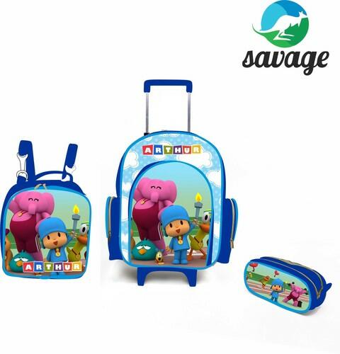 Kit Mochila Escolar Personalizado Escolha o tema