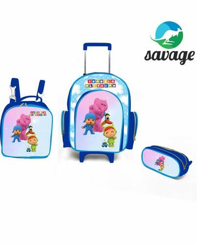 Kit Mochila Escolar Personalizado Escolha o tema