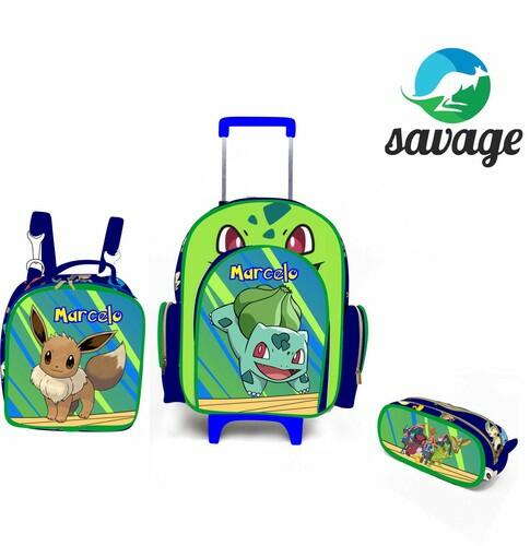 Kit Mochila Escolar Personalizado Escolha o tema
