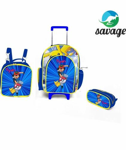 Kit Mochila Escolar Personalizado Escolha o tema