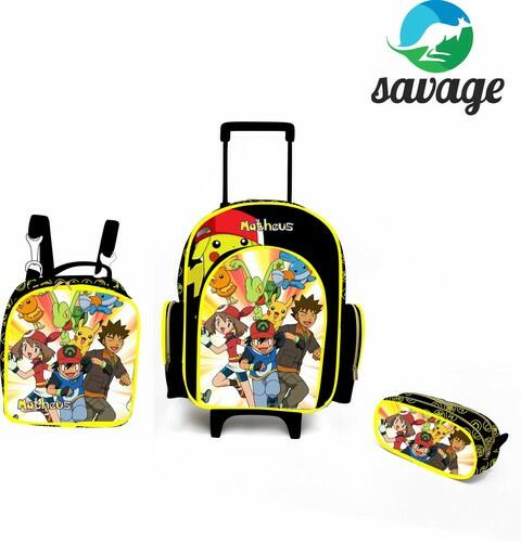 Kit Mochila Escolar Personalizado Escolha o tema