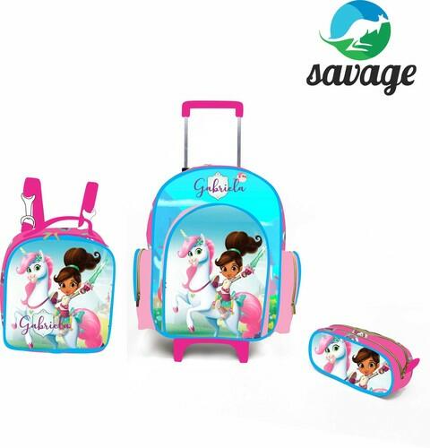 Kit Mochila Escolar Personalizado Escolha o tema