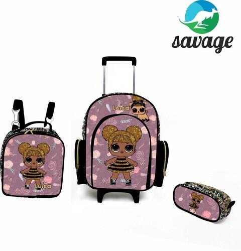 Kit Mochila Escolar Personalizado Escolha o tema