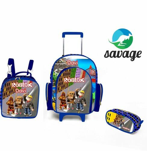 Kit Mochila Escolar Personalizado Escolha o tema