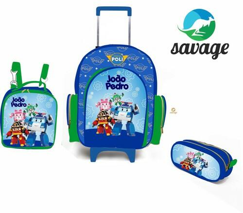 Kit Mochila Escolar Personalizado Escolha o tema