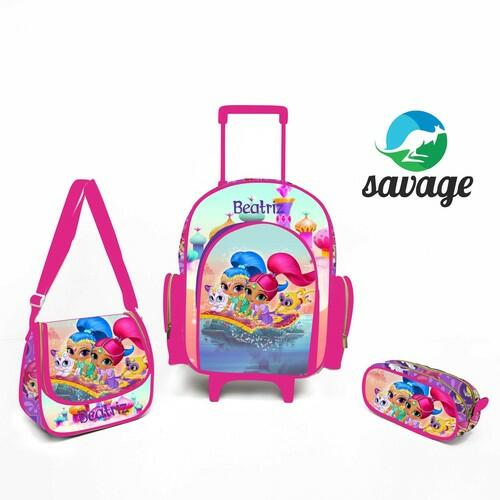 Kit Mochila Escolar Personalizado Escolha o tema