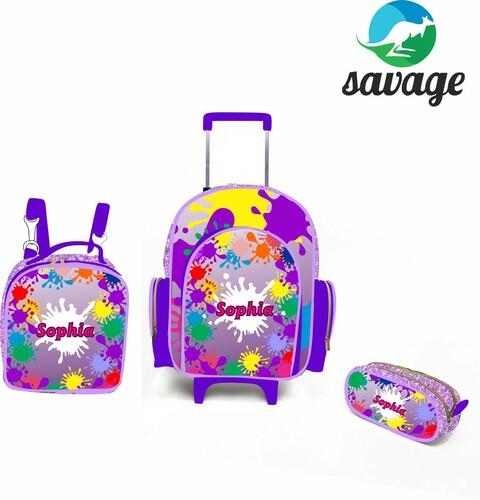 Kit Mochila Escolar Personalizado Escolha o tema