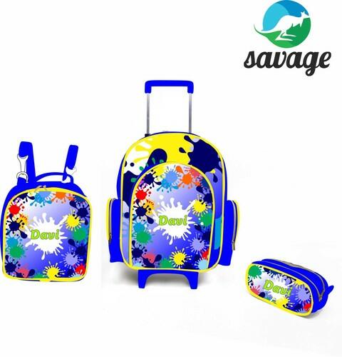 Kit Mochila Escolar Personalizado Escolha o tema