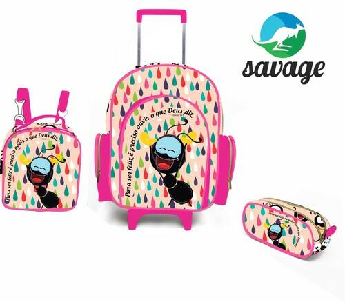 Kit Mochila Escolar Personalizado Escolha o tema