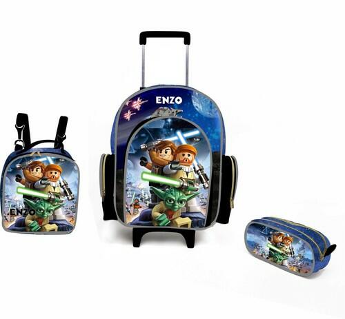 Kit Mochila Escolar Personalizado Escolha o tema