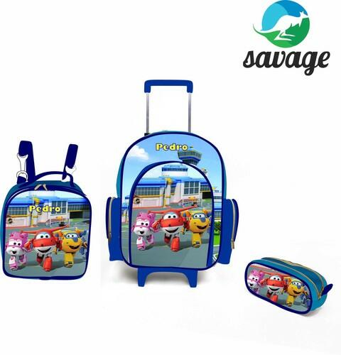 Kit Mochila Escolar Personalizado Escolha o tema