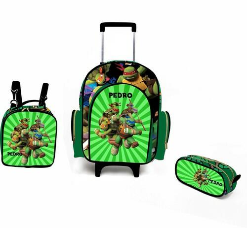 Kit Mochila Escolar Personalizado Escolha o tema