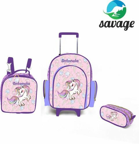 Kit Mochila Escolar Personalizado Escolha o tema
