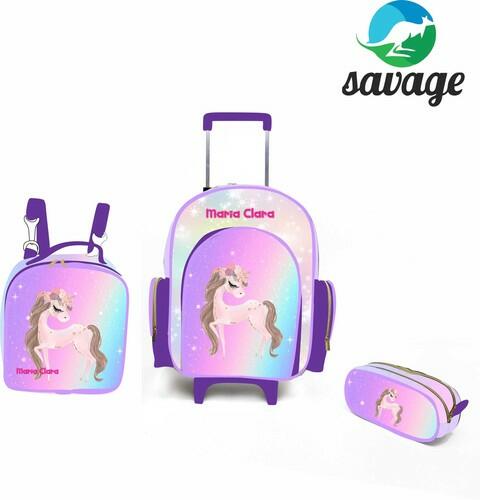 Kit Mochila Escolar Personalizado Escolha o tema