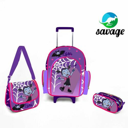 Kit Mochila Escolar Personalizado Escolha o tema