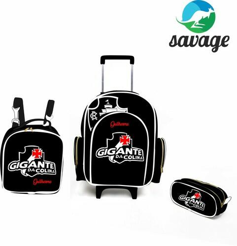 Kit Mochila Escolar Personalizado Escolha o tema