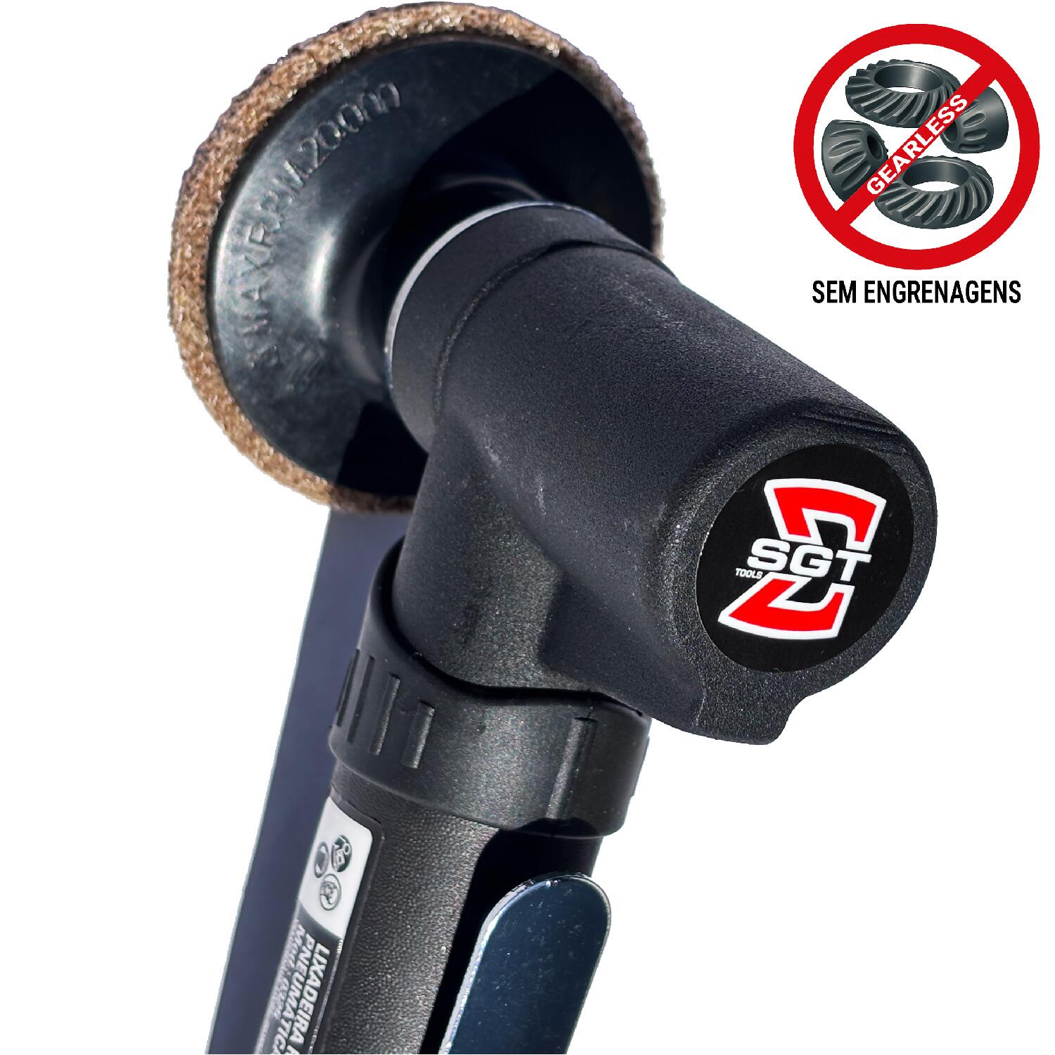 Comprar Lixadeira Roloc Pneumática Troca Rápida c/ Kit 6 Lixas manta