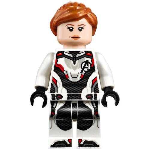 Lego Marvel - Minifigura  Viva Negra de Branco (Black Widow) - 76144B