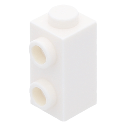 Lego Brick 1x1x1.3 c/ studs na lateral - Branco - PN 32952 / CN 6218841