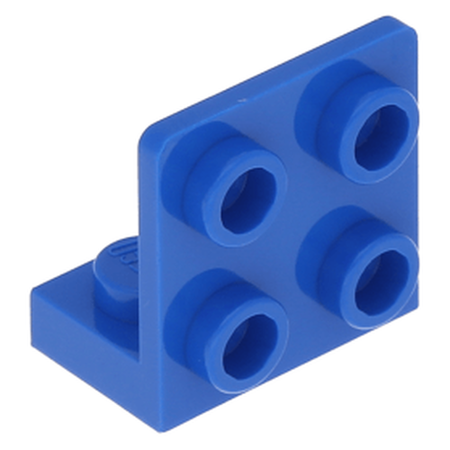 Lego bracket 1x2 - 2x2 para cima - Azul - PN 99207 / CN 6133720