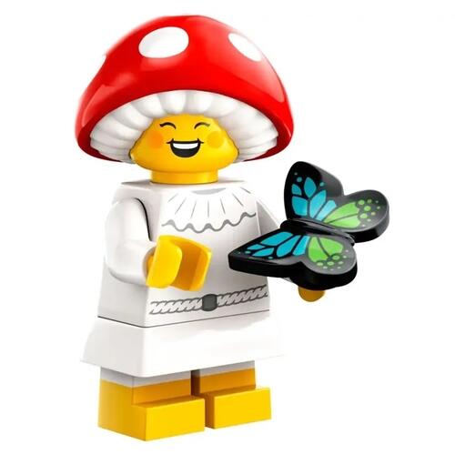 Lego Minifigura Srie 25 - Mushroom Sprite ( Fada Cogumelo ) - 71045-6