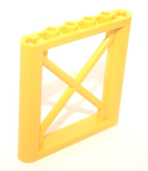 Lego Suporte 1 x 6 x 5  Retangular - Amarelo - PN 64448 / CN 4539435 / 6057479
