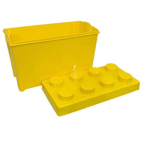 Lego Caixa Grande c/ Tampa p/ armazenar peas (Caixa Vazia) - Amarela - PN 10698BOX