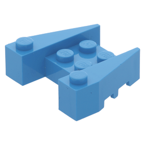Lego brick / Wedge 3x4 - Dark Azure - PN 50373 / CN 6021563 / 6370454