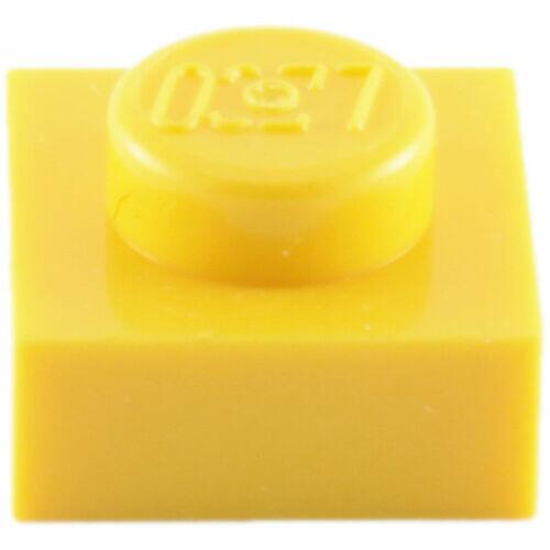 Lego Plate 1x1 - Amarelo -  PN 3024 / 30008 / 63326 / CN 302424