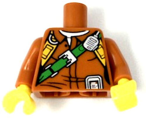 Lego Corpo / Torso Minifigura Guarda Florestal -  PN 76382 / 88585 / CN 6182326