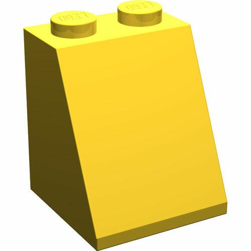 Lego Slope 65 2x2x2 - Amarelo - PN 3678 / CN 367824 / 4653849 /6261652