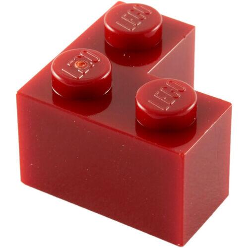 Lego Brick Tijolo 2x2 de canto (corner) - Vermelho Escuro - PN 2357 / CN 4248771 / 4541379