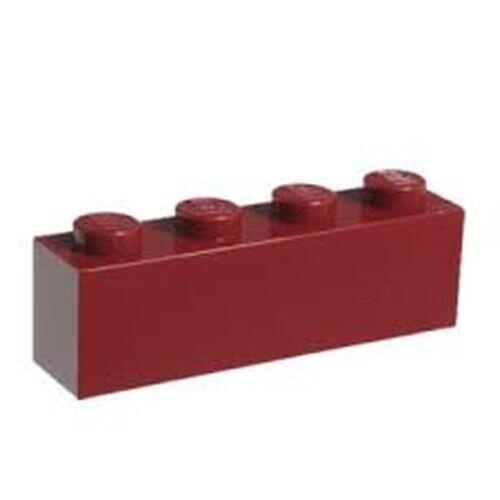 Lego Brick 1x4 - Vermelho Escuro- PN 3010 / CN 4167302 / 6052777 / 6097586