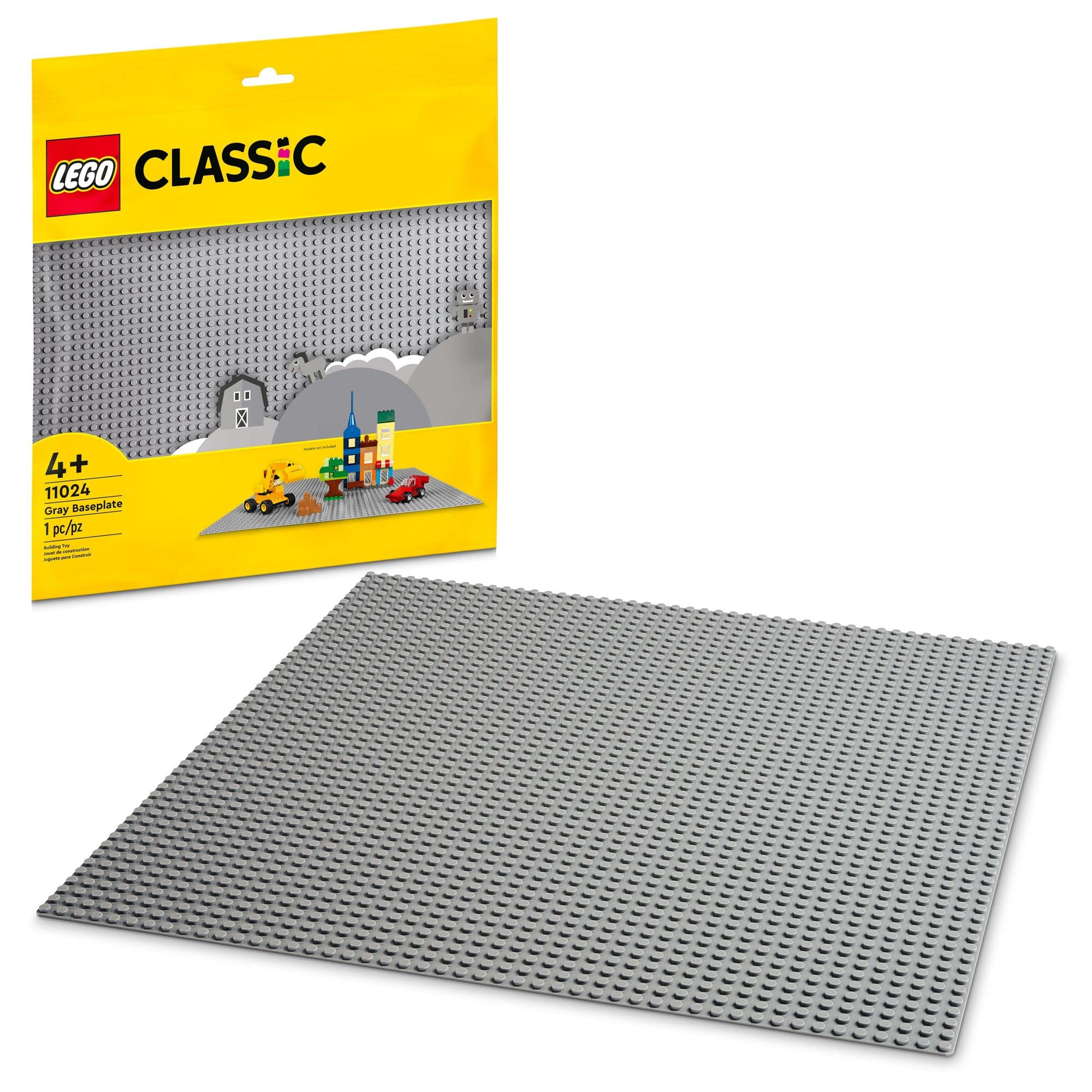 サブチャン Comprar Lego Classic - Base 48x48 (38x38cm) - Cinza Claro - PN