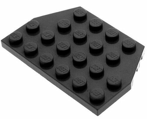 Lego Plate 4x6 sem cantos - Preto - PN 32059 / CN 4129572