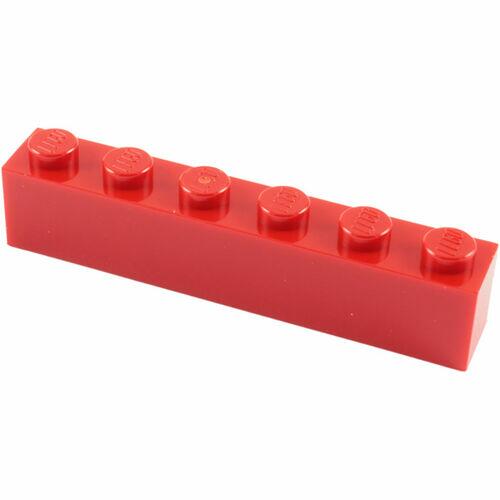 Lego Brick 1x6 - Vermelho - PN 3009 / CN 300921