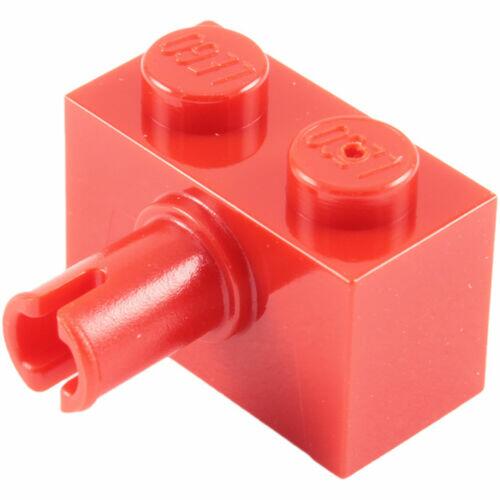 Lego Technic - Brick 1x2 c/ 1 Pino - Vermelho - Pn 2458 / CN 245821