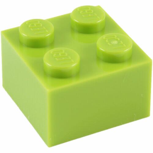 Lego Brick tijolo 2x2 - Verde Limo - PN 3003 / CN 4122451 / 4220632