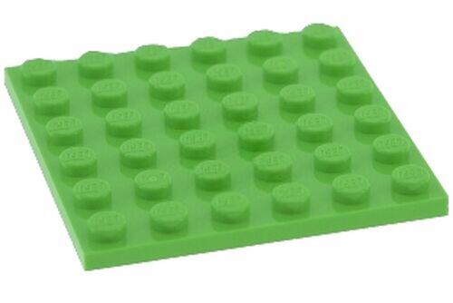 Lego Plate 6x6 - Verde Brilhante - PN 3958 / CN 4184006 / 6004650
