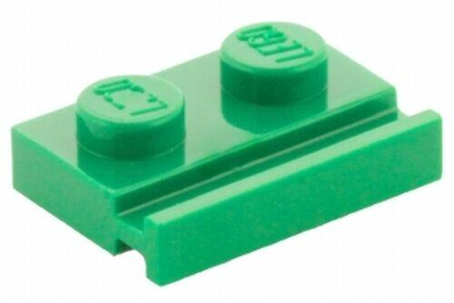 Lego Plate 1x2 c/ borda - Verde - PN 32028 / CN 4272665 / 4107760