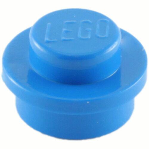 Lego Plate Redondo 1x1 - Azul - Pn 4073 / 30057 / 6141 / CN 614123