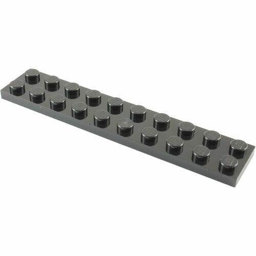 Lego Plate 2x10 - Preto - PN 3832 / CN 383226