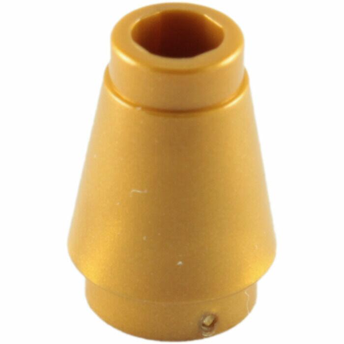 Comprar Lego Cone 1x1 - Dourado Perolizado - PN 15551 / 55525